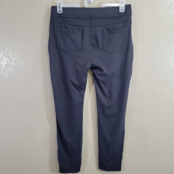 Athleta Women's Dark Grey Ponte Moto Pull-on Pants size XL - Picture 8 of 13